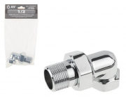 Американка угловая 1/2" с внутренней-наружной резьбой AV Engineering (AVE308010)