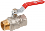 Кран шаровой 3/4" PN40 с внутренней-наружной резьбой ручка AV ENGINEERING (AVE091034)