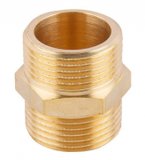 Ниппель латунный наружная-наружная 1" AV ENGINEERING (AVE303003)