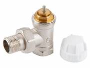 Кран вентильный для радиатора 1/2" угловой под термоголову AV ENGINEERING (AVE298112)