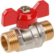 Кран шаровой 1/2" PN30 с наружной резьбой бабочка AV ENGINEERING (AVE142012)