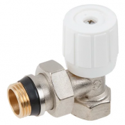 Кран вентильный для радиатора угловой 1/2" с наружной резьбой AV ENGINEERING (AVE394012)