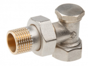 Кран вентильный для радиатора 1/2" с наружной резьбой угловой AV ENGINEERING (AVE396012)