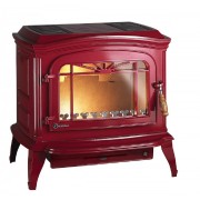 Печь-камин Invicta Bradford красная эмаль